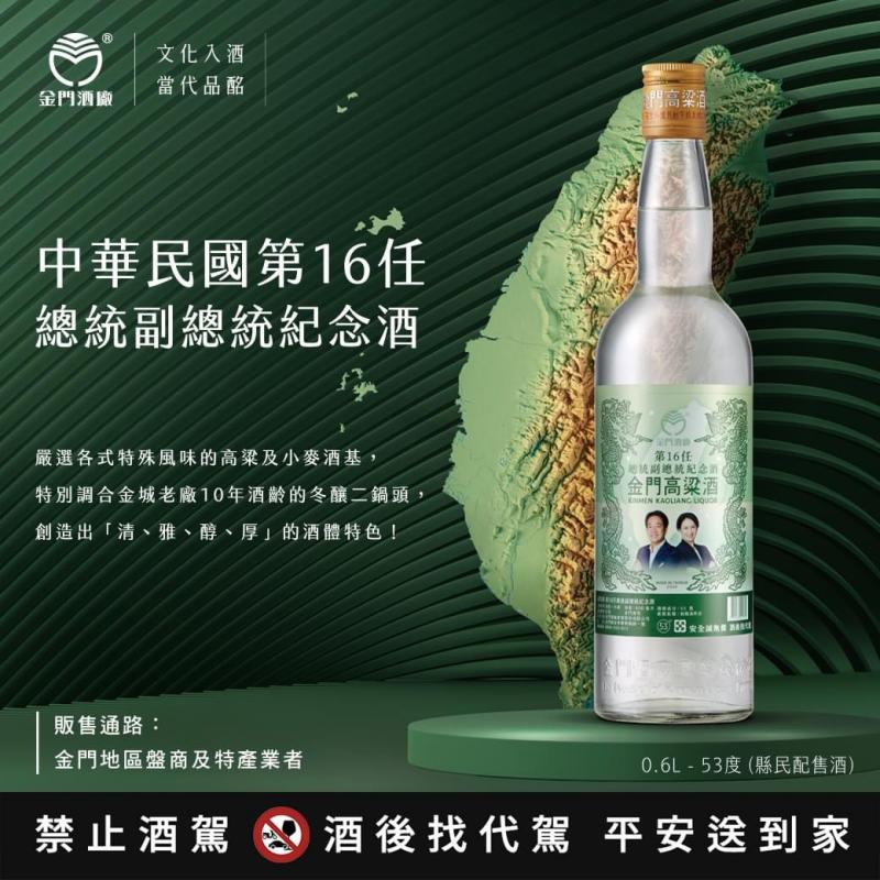 53度0.6L第16任總統就職酒(賴蕭)縣民配售